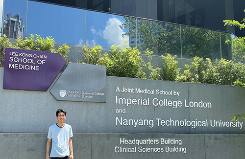 Biomedical Science Graduate Entering NTU Medicine | News | CLS