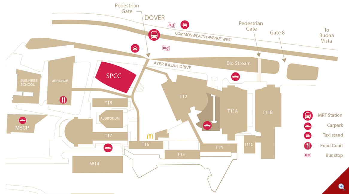 Map to SP Convention Centre