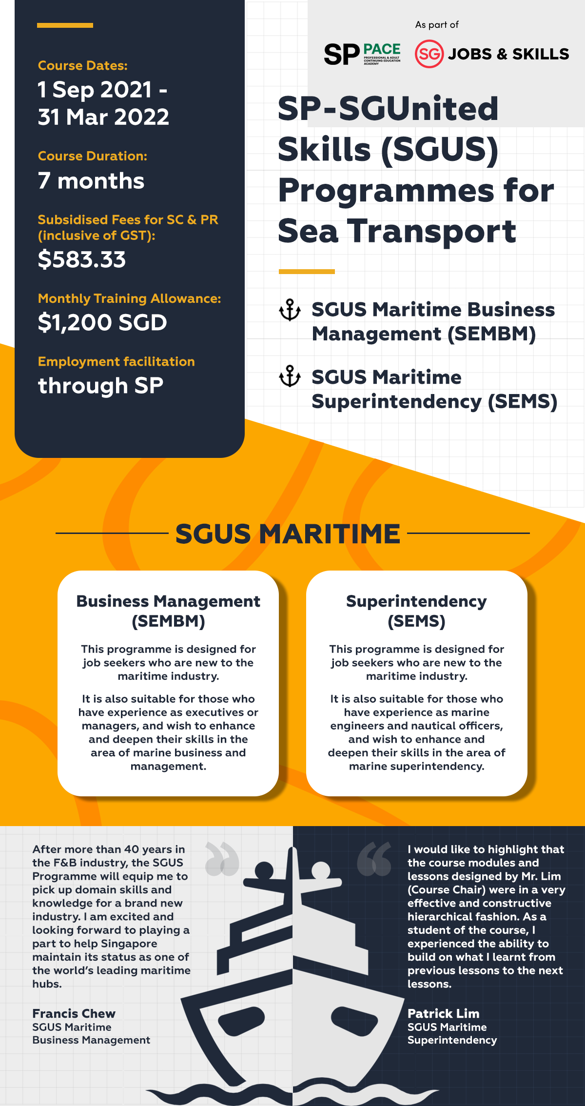 SP-SGUS Maritime Programmes, New Opportunities on the Horizon (1)